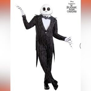 Jack Skellington Mens Costume - Black and White
